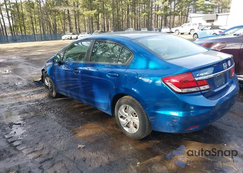 2015 Honda Civic Lx из США, поврежденный, VIN 19XFB2F5XFE276026